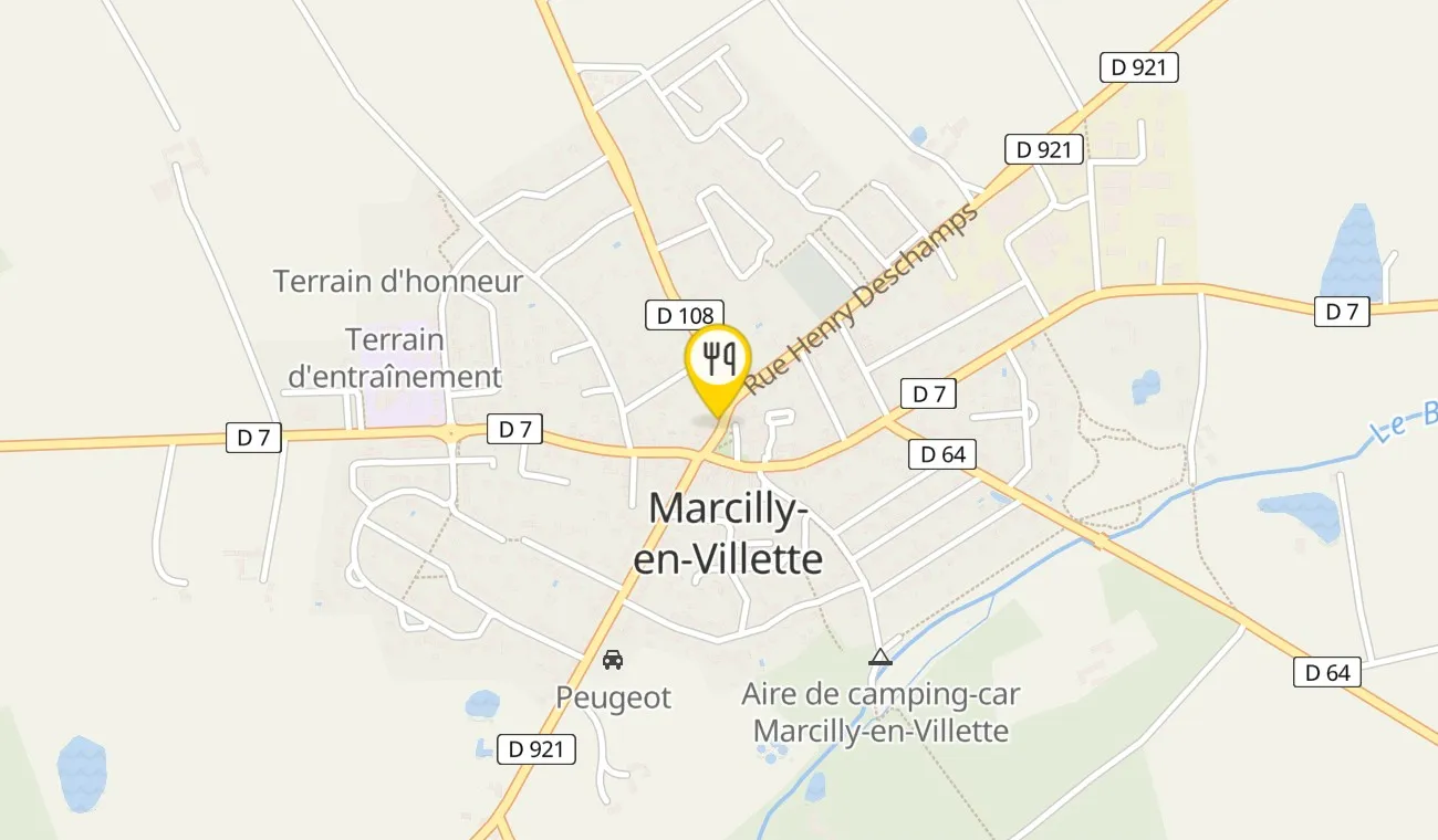 Map — Auberge de la Croix Blanche