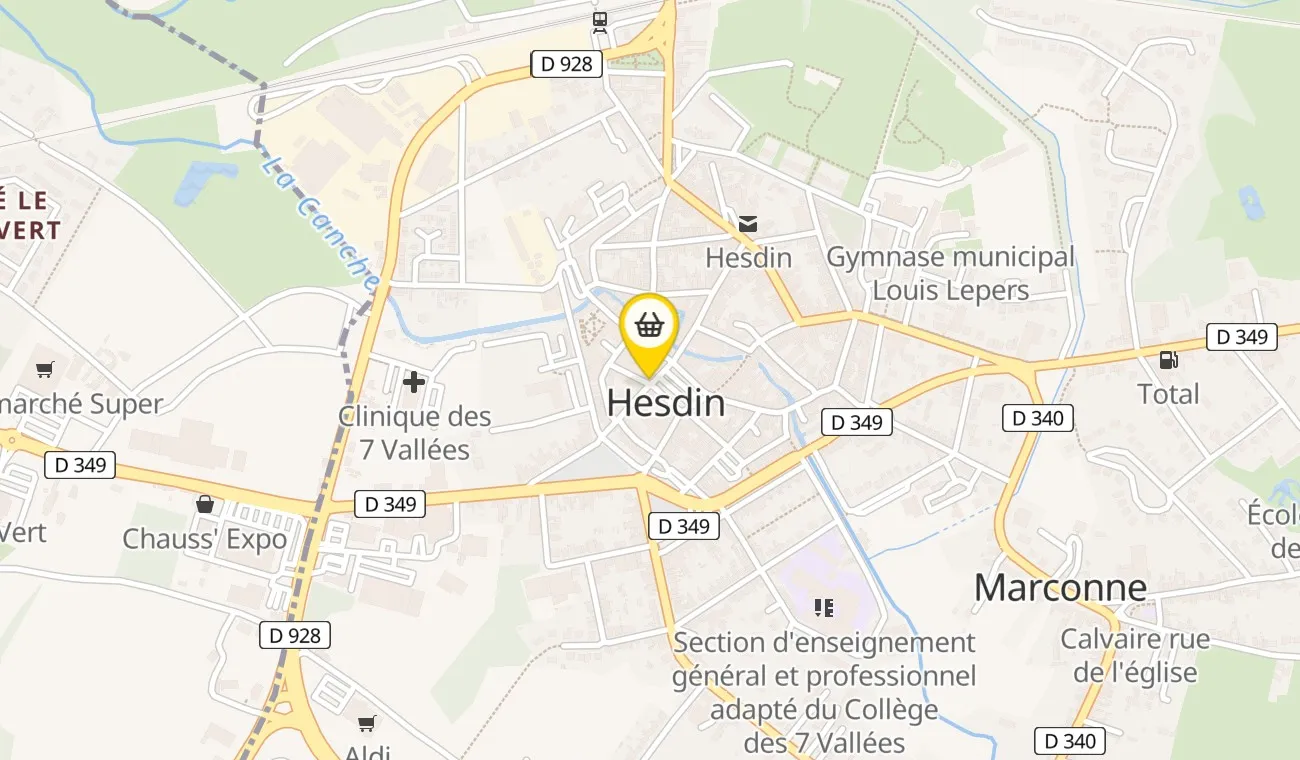 1 Place d'Armes, 62140 Hesdin, France