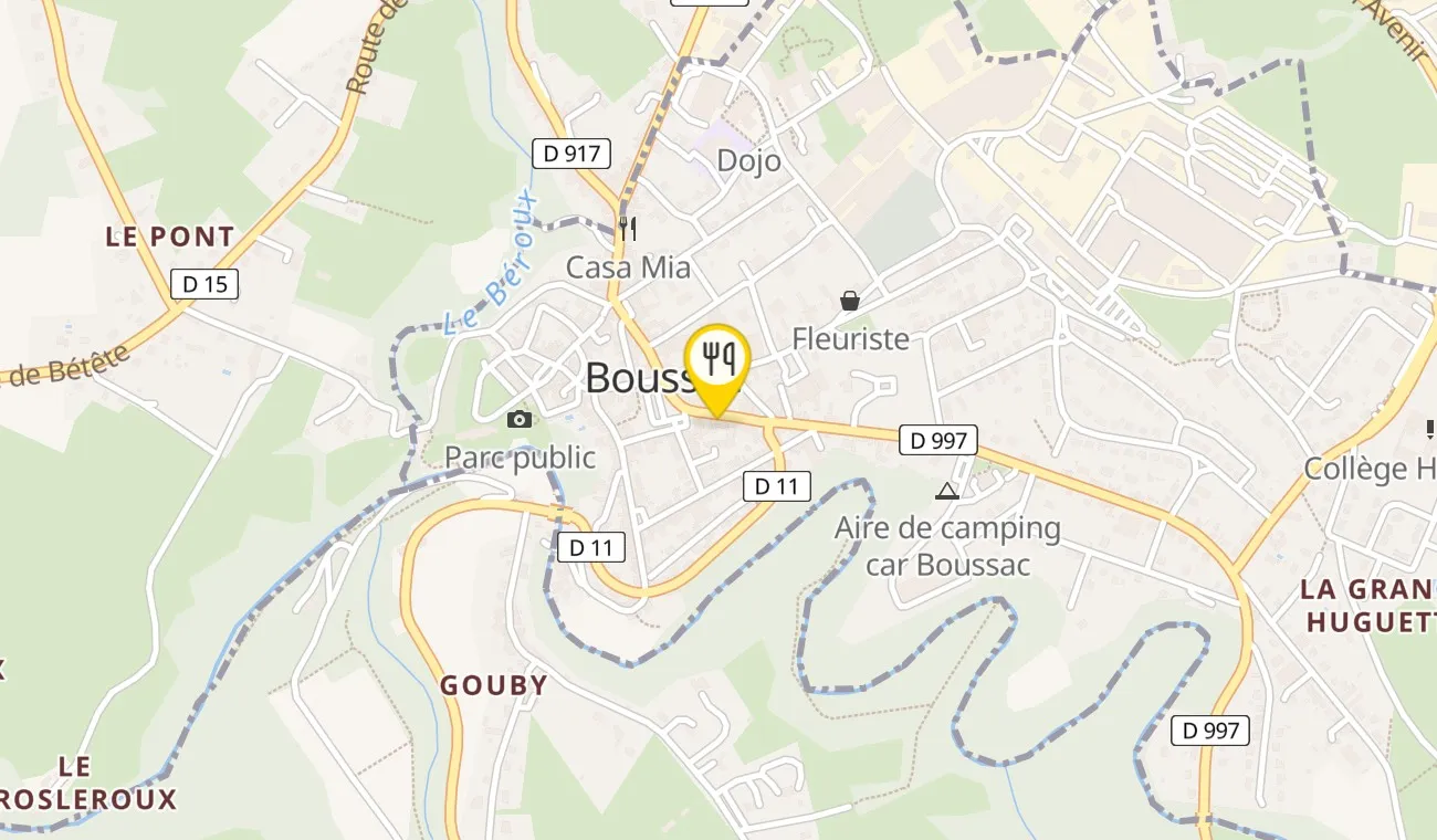 Map — Le Central