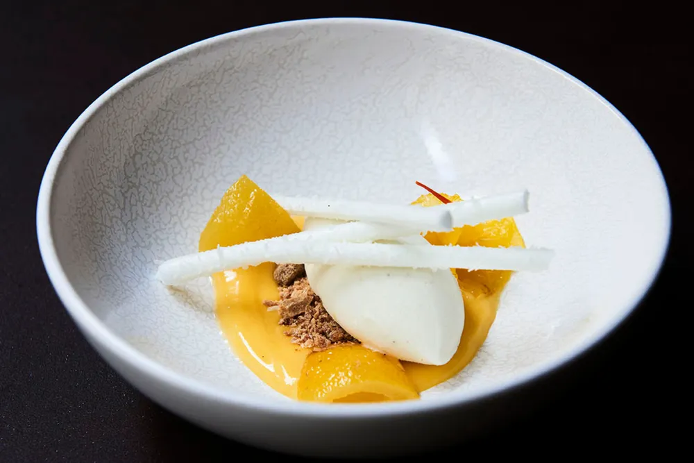 Glace chocolat blanc-wasabi © Ze Kitchen Galerie