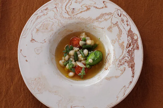 Pistou soup by Xavier Mathieu