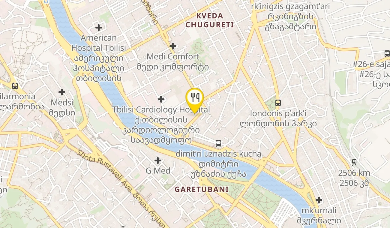 Map — CHVENI RESTAURANT