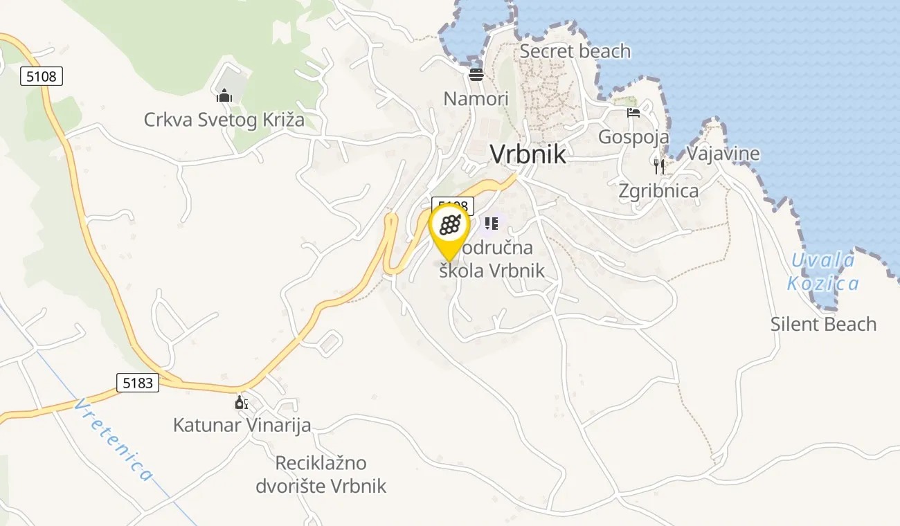 Karta — Vinarija Šipun