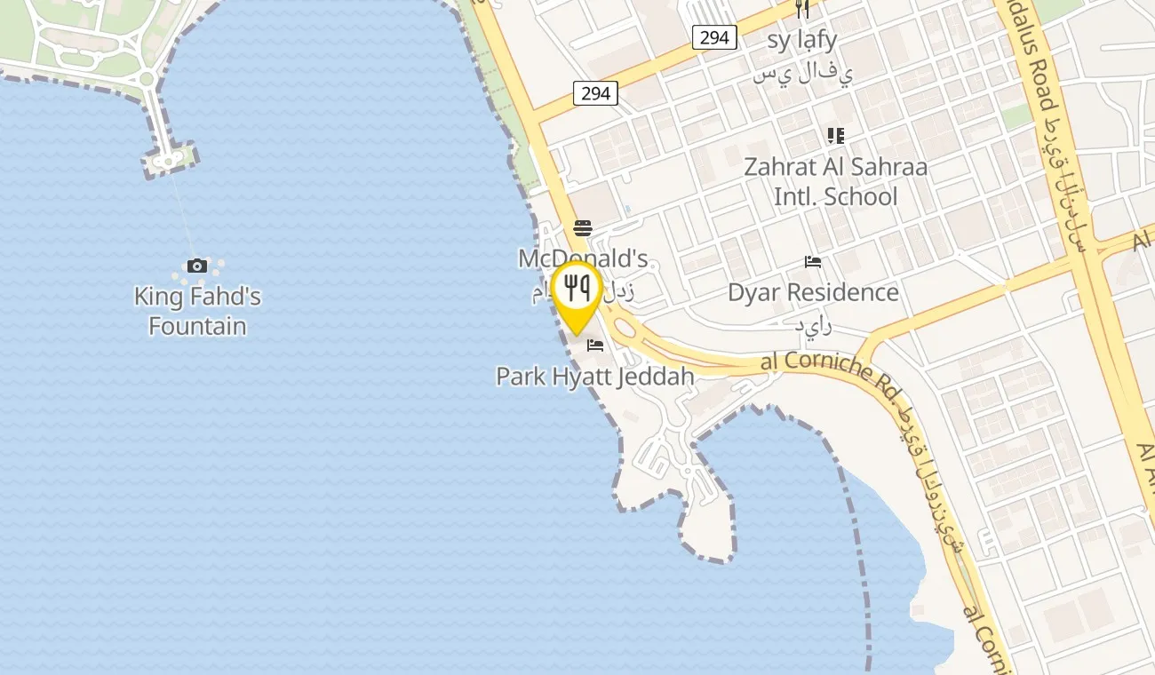 Map — Nafoura - Park Hyatt Jeddah