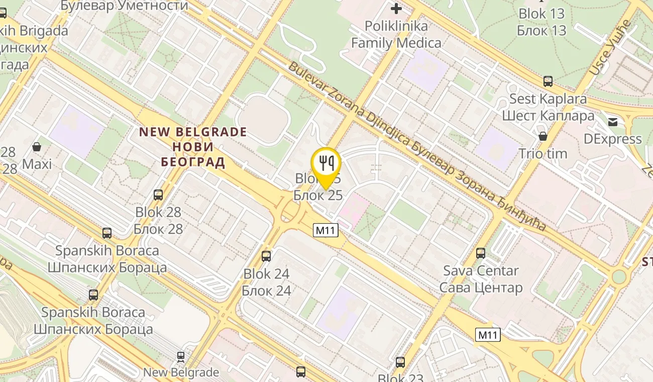 Mapa — RESTORAN NOVAK 1