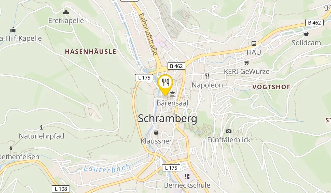Map — Gasthof Hirsch