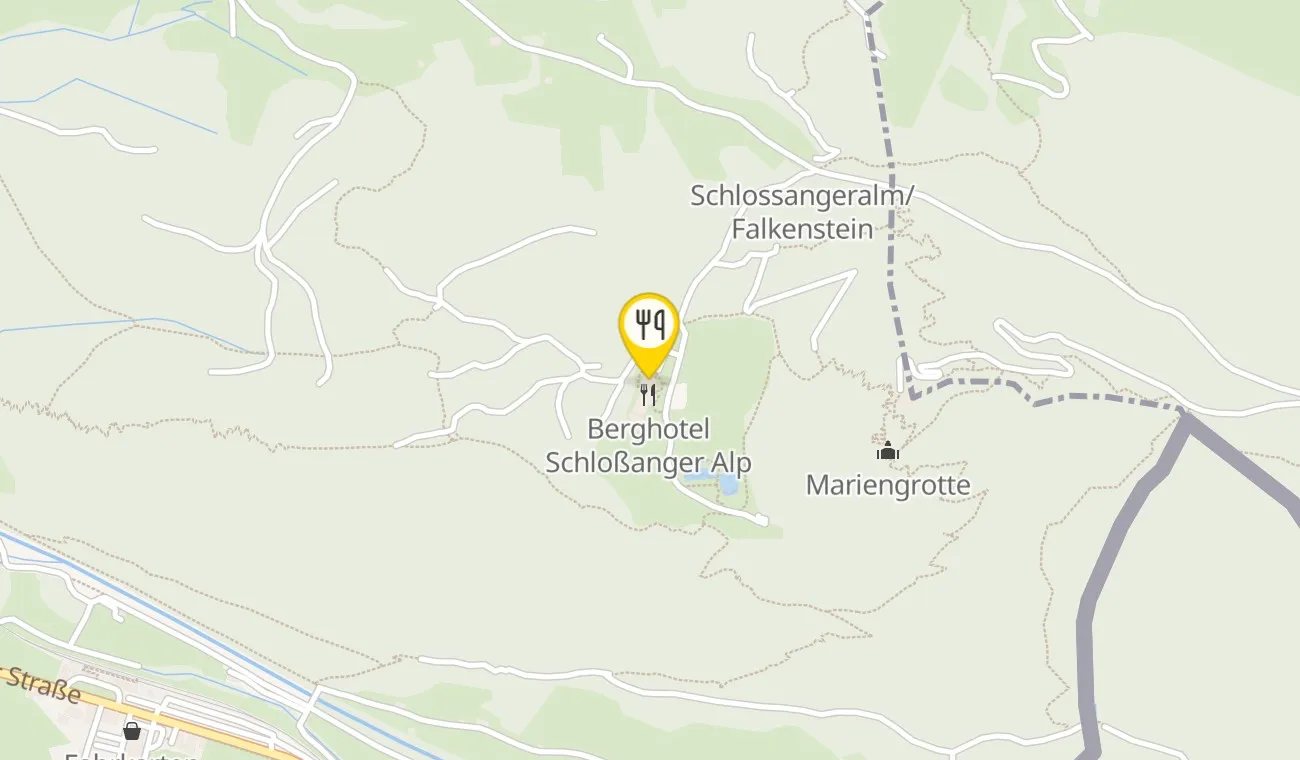 Karte — Schlossanger Alp