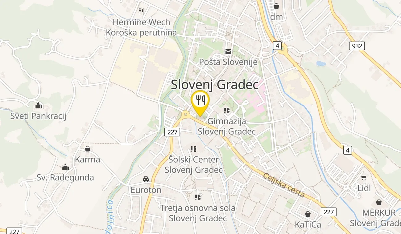 Zemljevid — Hiša Ančka